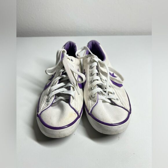 Converse ladys 6,5  Low top lights up white and purple - Picture 7 of 8